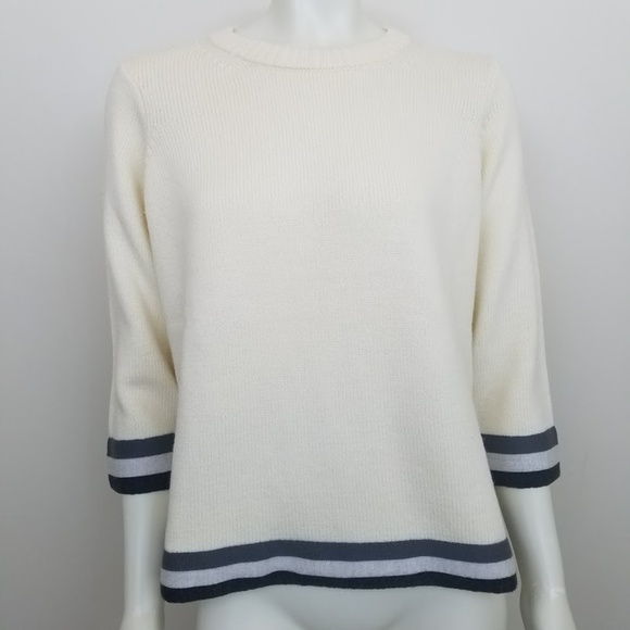 J. Crew Sweaters - J Crew 100% Wool Striped Knit Sweater